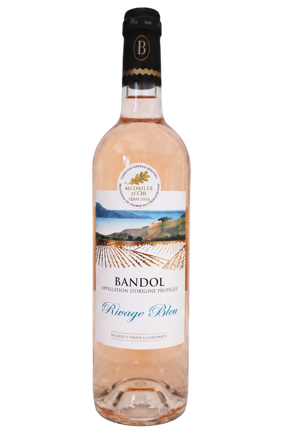 AOP Bandol Rose Bleu Rivage 2024