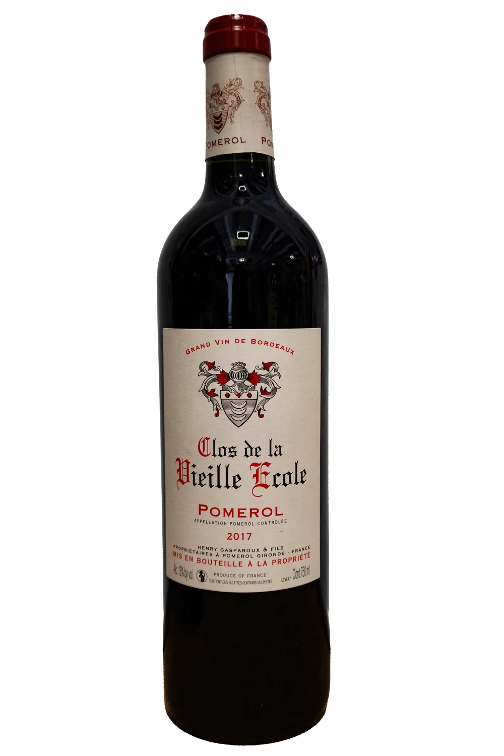 AOP Pomerol Clos de la Vieille Ecole Rouge 2017